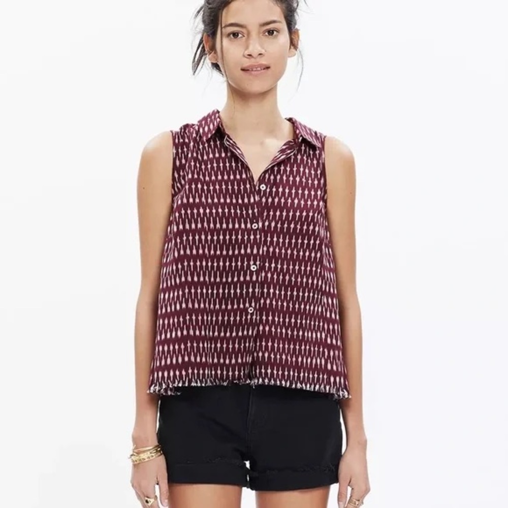 Madewell Sleeveless Button Down